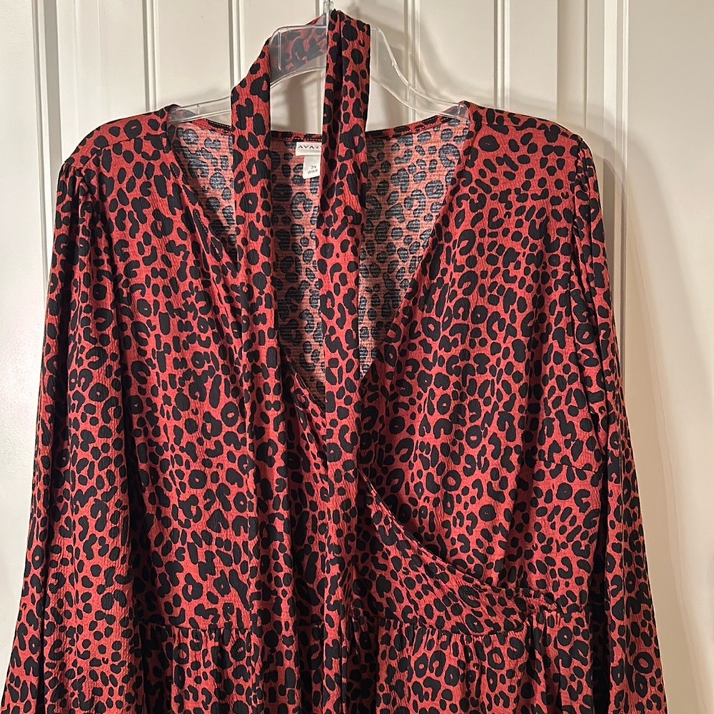Ava &Viv midi dress size 2X - Picture 2 of 6